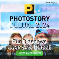 Photostory Deluxe 2024 für Diashows - Über 57% Rabatt