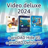 Video deluxe 2024 Angebot + proDAD Hide V1 & Defishr V1