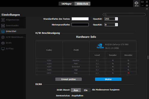 5kplayer-einstellungen