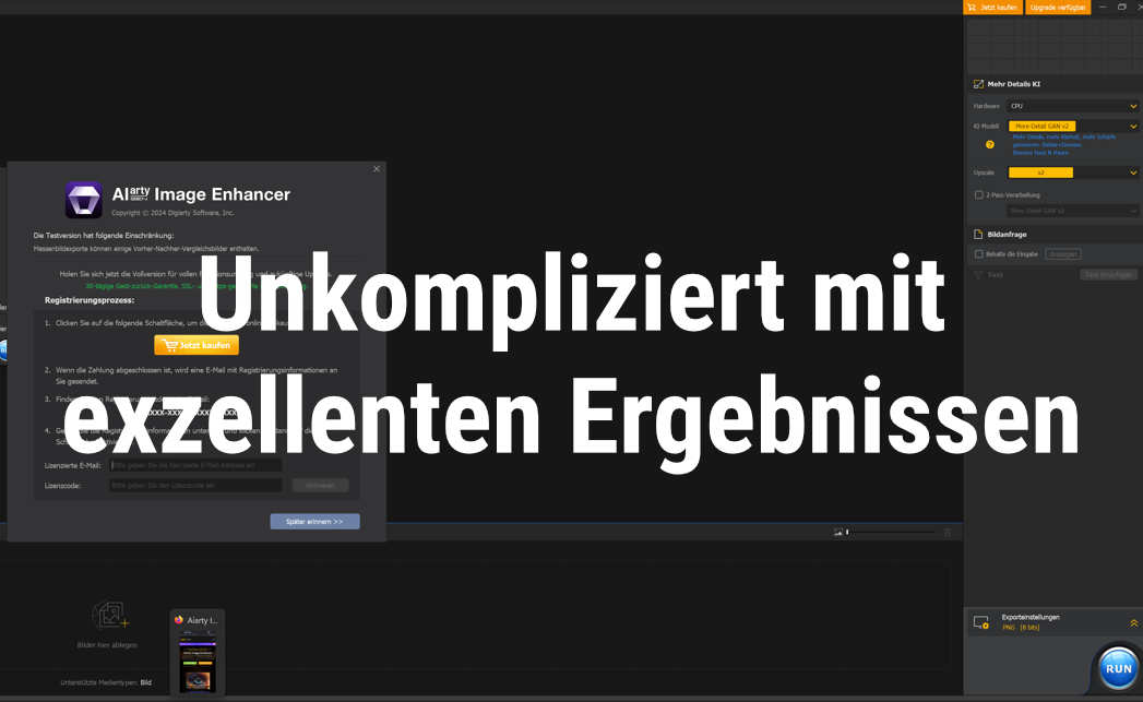 Aiarty Image Enhancer V3.3 unkompliziert mit exzellenten Ergebnissen Aiarty Image Enhancer V3.3 unkompliziert mit exzellenten Ergebnissen