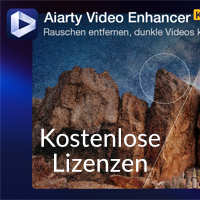Aiarty Video Enhancer - Verlosung von 3 Jahreslizenzen