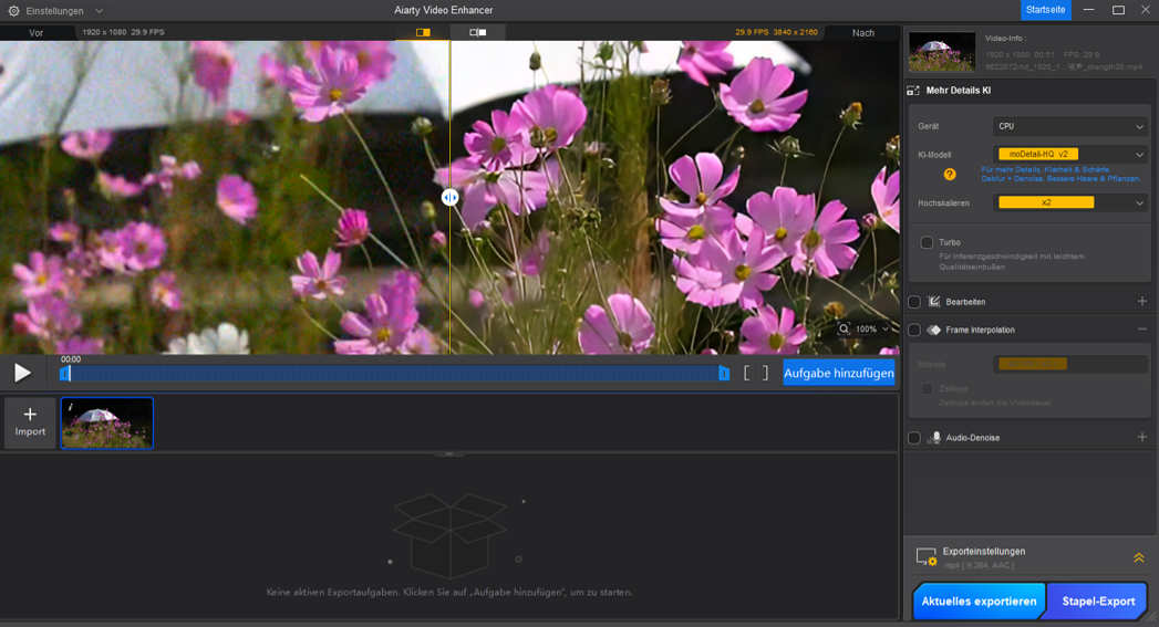 Unter der Haube des Aiarty Video Enhancer