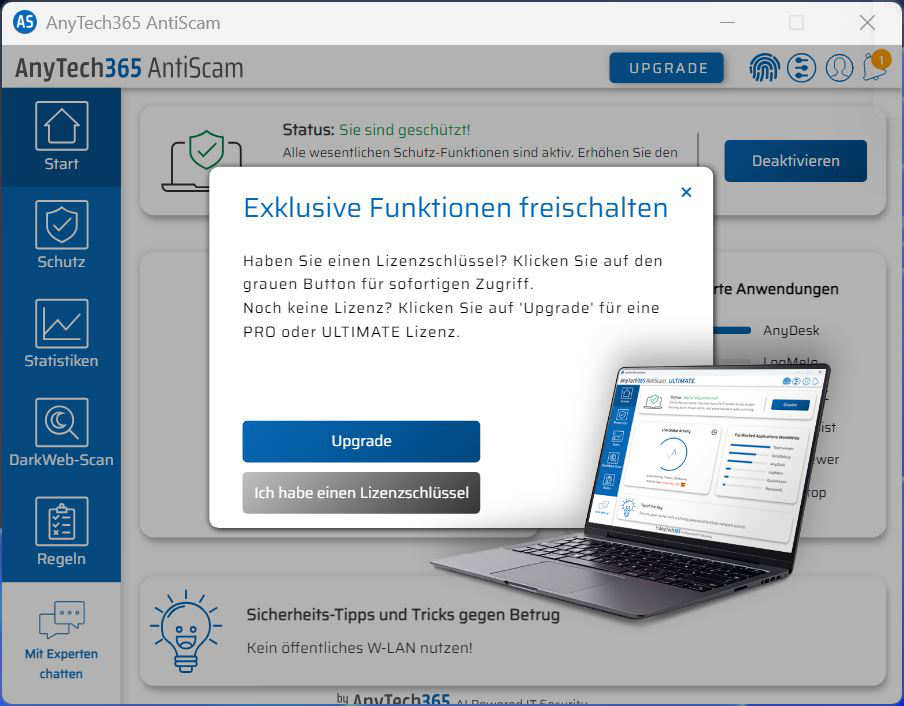 3 Editionen und Android-App von AnyTech365 AntiScam 3 Editionen und Android-App von AnyTech365 AntiScam