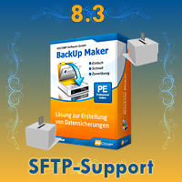 Ascomp BackUp Maker 8.300 mit SFTP-Unterstützung