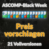 Black Week - Preis für Ascomp Software selbst bestimmen