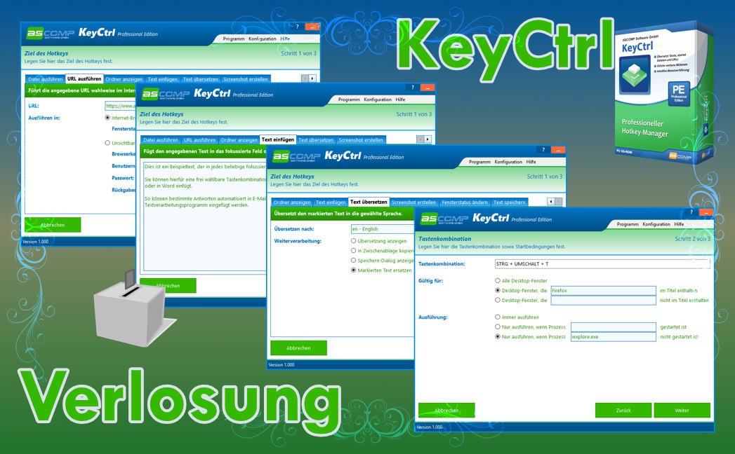 KeyCtrl - Wiederholende Aufgaben unter Windows