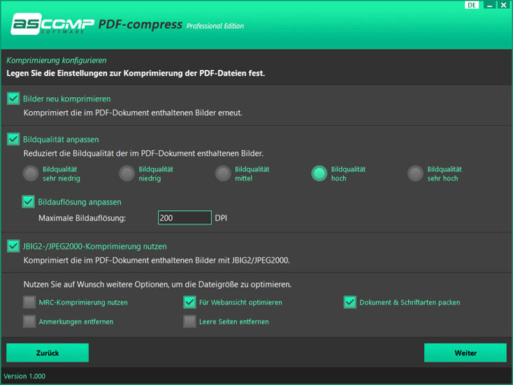 pdf-compress-einstellungen