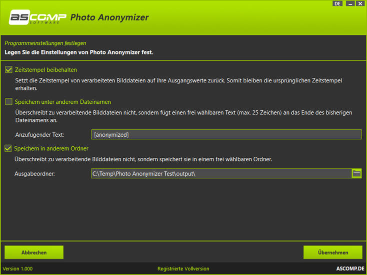 ascomp-photo-anonymizer-einstellungen