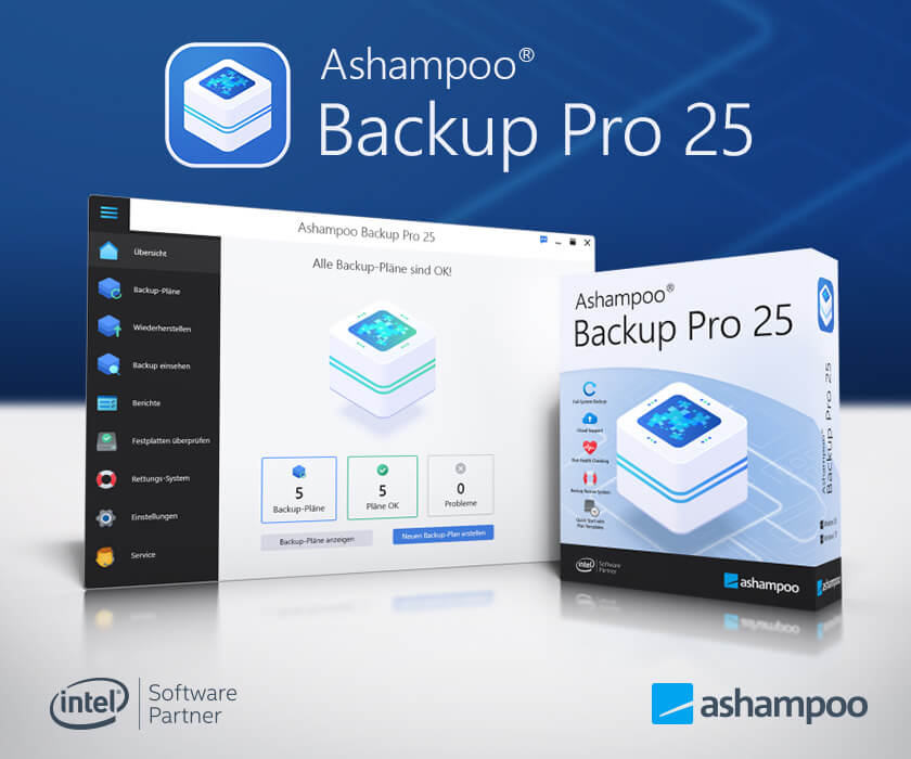 Ashampoo® Backup Pro 25 Präsentation