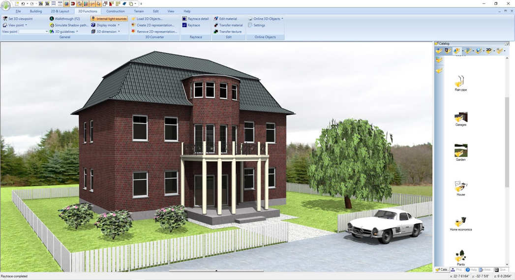 Verwendung von millionen Objekten in Home Design 10
