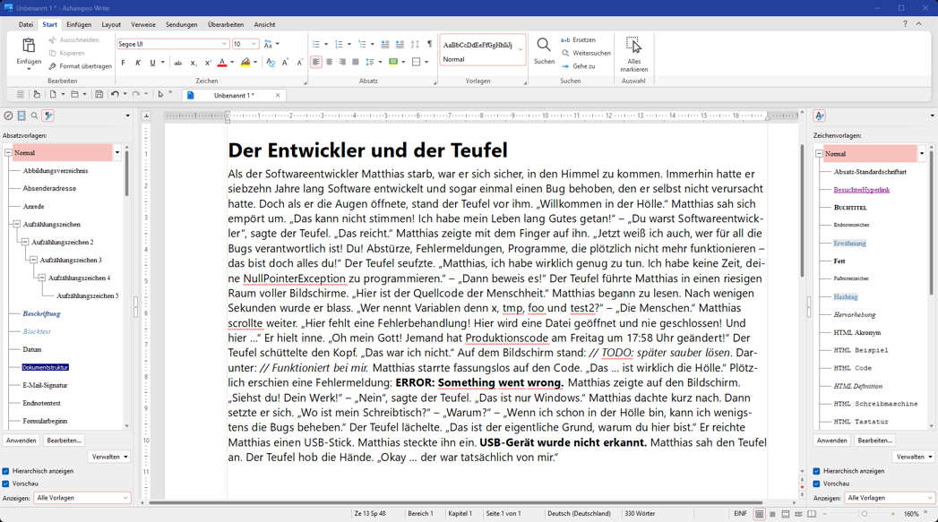 Texte, Tabellen und Folien mit der Office-Suite von Ashampoo