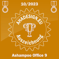 Ahadesign Auszeichnung Ashampoo Office 9 