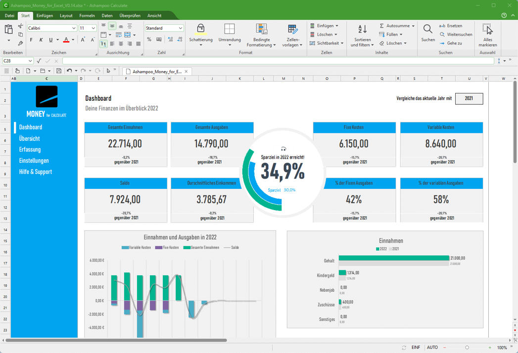 Ashampoo Office 9 - Calculate