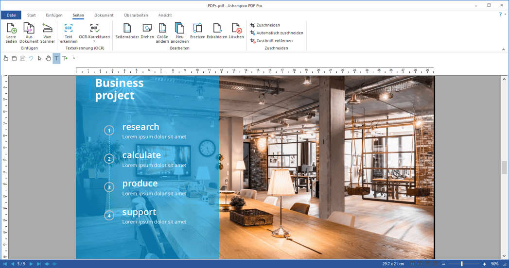 Neue Ansichtsoptionen und automatischer Dokumentvergleich