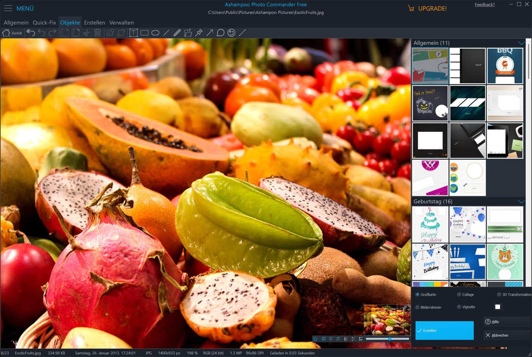 Kostenloses Programm zur Bildverwaltung und Fotobearbeitung downloaden
