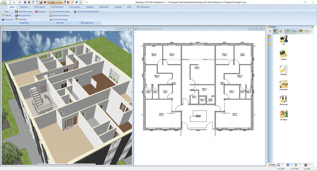 Noch mehr mit Ashampoo 3D CAD Architecture 11