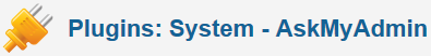 AskMyAdmin - Plugin