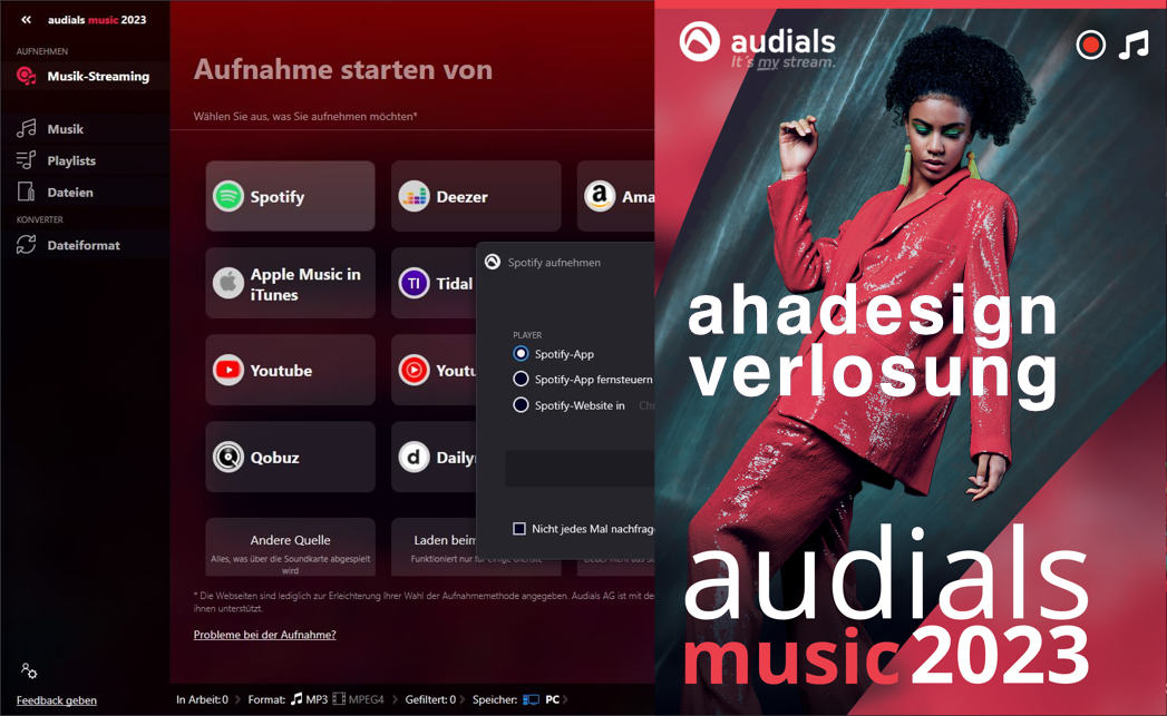 Audials Music 2023 Verlosung