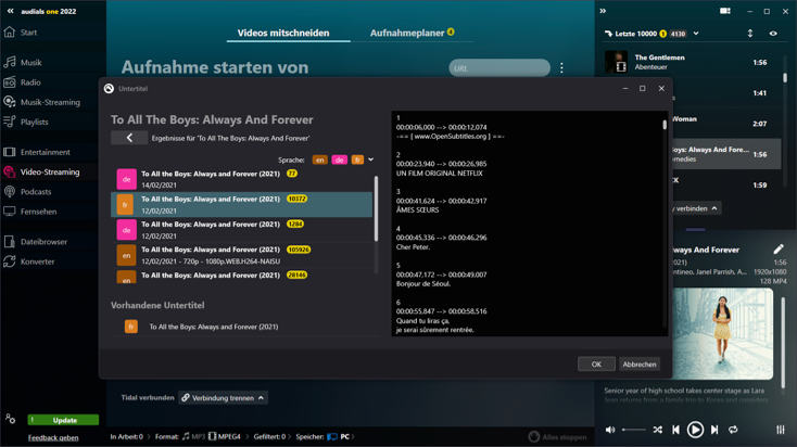 audials-one-2022-untertitel