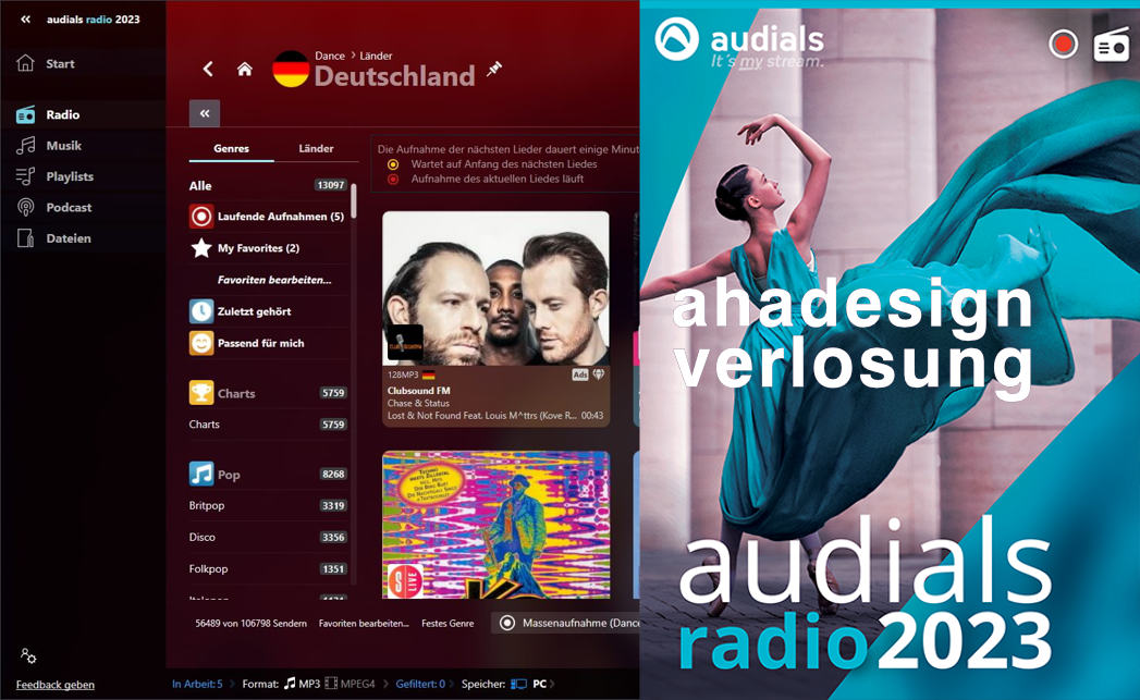 Audials Radio 2023 Gewinnspiel