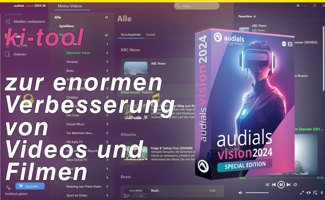 KI-Tool zur enormen Verbesserung von Videos und Filmen 