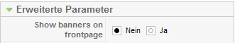 Auto Banner - Erweiterte Parameter