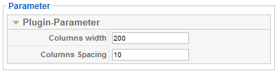 Columnizer - Parameter