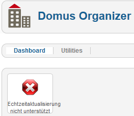Domus - Aktualisierung schlägt fehl
