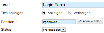 Login Modul