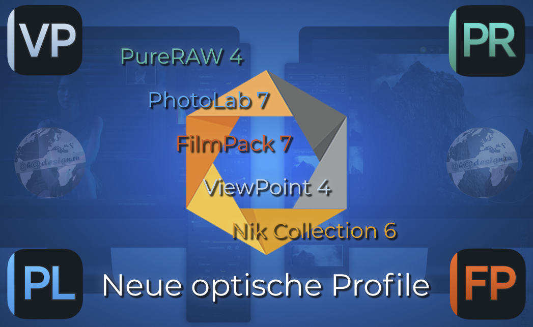 Neue optische Profile für Kameras und Objektive