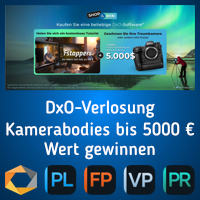 DxO-Verlosung - Kamerabodies bis 5.000 € Wert gewinnen