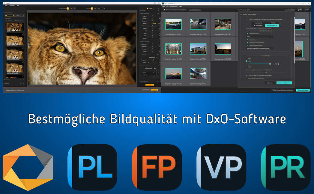 Bestmögliche Bildqualität mit DxO-Software für macOS und Windows Bestmögliche Bildqualität mit DxO-Software für macOS und Windows