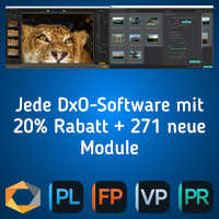 Jede DxO-Software mit 20% Rabatt + 271 neue DxO-Module