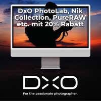 DxO PhotoLab, Nik Collection, PureRAW etc. mit 20% Rabatt