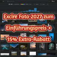 Excire Foto 2027 zum Einführungspreis + 15% Extra-Rabatt