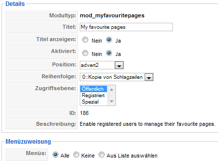 myfavouritepages - Details