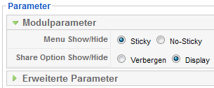 myfavouritepages - Parameter
