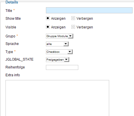 FieldAttach Content - Felder Details