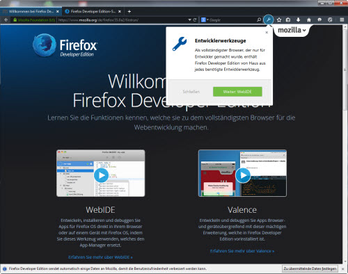 Firefox Developer Edition