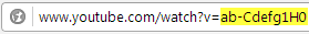 Youtube - Video-ID