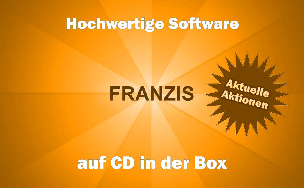 Hochwertige Software auf CD in der Box