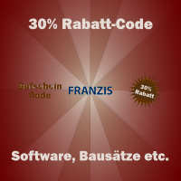 30% Rabatt-Code für Software, Bausätze etc. bei Franzis