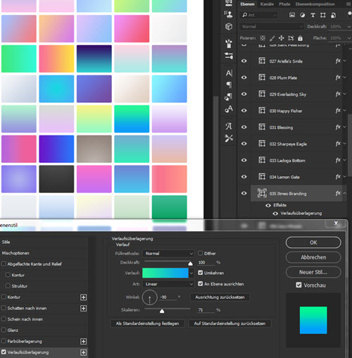 psd-verlaufsueberlagerung