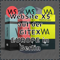 WebSite X5 wird auf der GITEX EUROPE in Berlin präsentiert