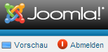 Joomla abmelden