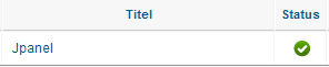 JPanel - Titel