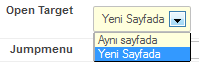 Jump Menü - Target
