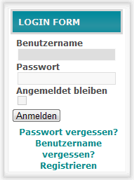 Login Form - Frontend