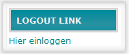 Logoutlink - Einloggen