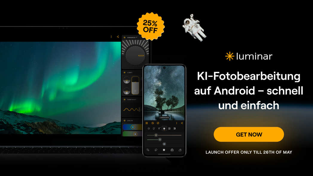 Vorteile von Luminar Neo auf mobile Geräte übertragen